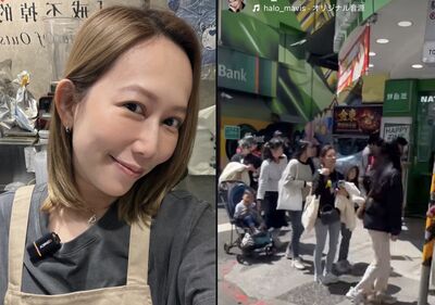 挺中華隊…電商女王說到做到！「免費送5000杯飲料」現場擠爆畫面曝