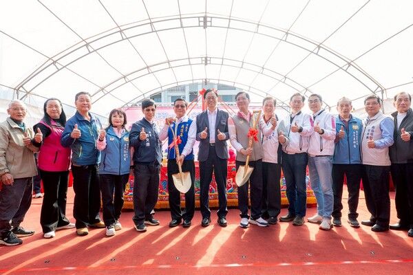 ▲草漯第一、三、六重劃區毗鄰道路開闢工程動工　