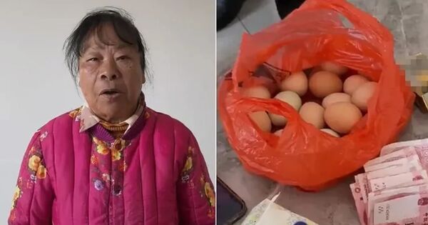 ▲▼47歲男用「20顆蛋」娶82歲婦人後就不聯絡了。（圖／翻攝中國報）