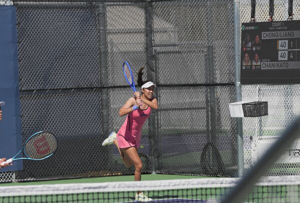 ▲奧斯汀網球公開賽女雙決賽，「台灣內戰」由詹皓晴與日本搭檔加藤美優挺進決賽。（圖／詹皓晴提供）