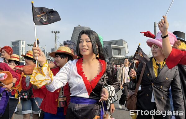▲▼《航海王》高雄遊行。（圖／記者許宥孺攝）