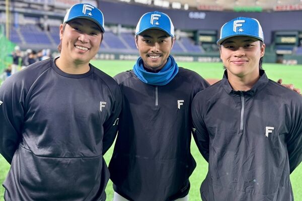 火腿隊「台灣三本柱」合體！官方釋出照片　上萬台灣球迷嗨翻洗版