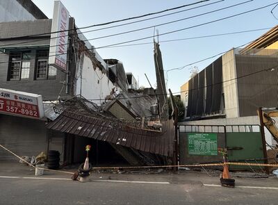 透天工地開挖「老舊鄰房」倒塌　桃園建管處緊急應變