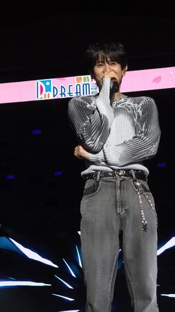 ▲台下真的有觀眾疑惑「為何唱別人的歌」，梁耀燮幽默回答「我們就是BEAST」。（圖／讀者提供）