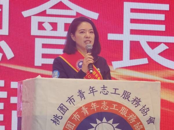 ▲桃園市議員張碩芳接任青工總會長