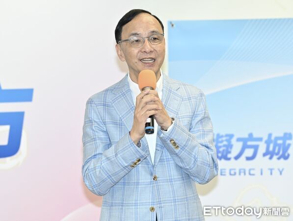 ▲▼ 朱立倫出席「模擬Mega City 模擬方城市」營隊。（圖／記者李毓康攝）
