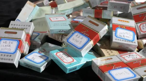 ▲▼陸便利商店美宜佳賣假菸！抽查10家門市起出854包。（圖／翻攝微博）