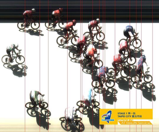 ▲環台賽臺北市站終點衝線。（圖／主辦單位提供）