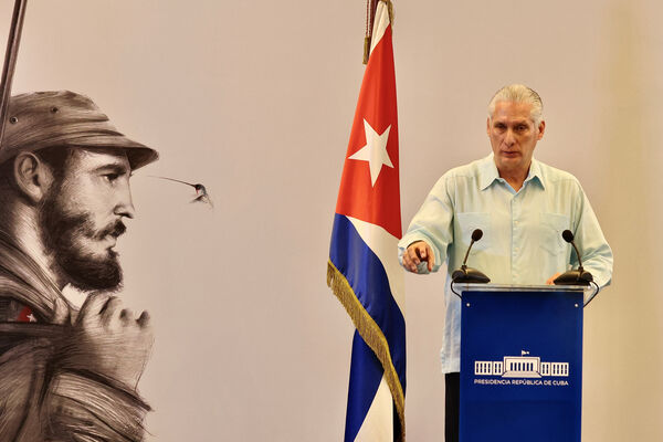 ▲▼古巴總統迪亞斯-卡內爾（Miguel D&iacute;az-Canel）。（圖／路透）