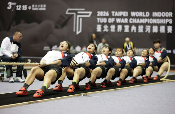 ▲臺北世界室內拔河錦標賽中華隊贏得女子540公斤級金牌。（圖／中華拔河協會提供）