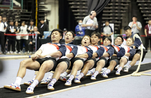 ▲臺北世界室內拔河錦標賽中華隊贏得混合580公斤級金牌。（圖／中華拔河協會提供）