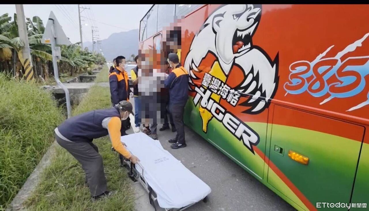 汐止進香團北返出意外!64歲香客「胸痛倒走道」 警車開道搶命