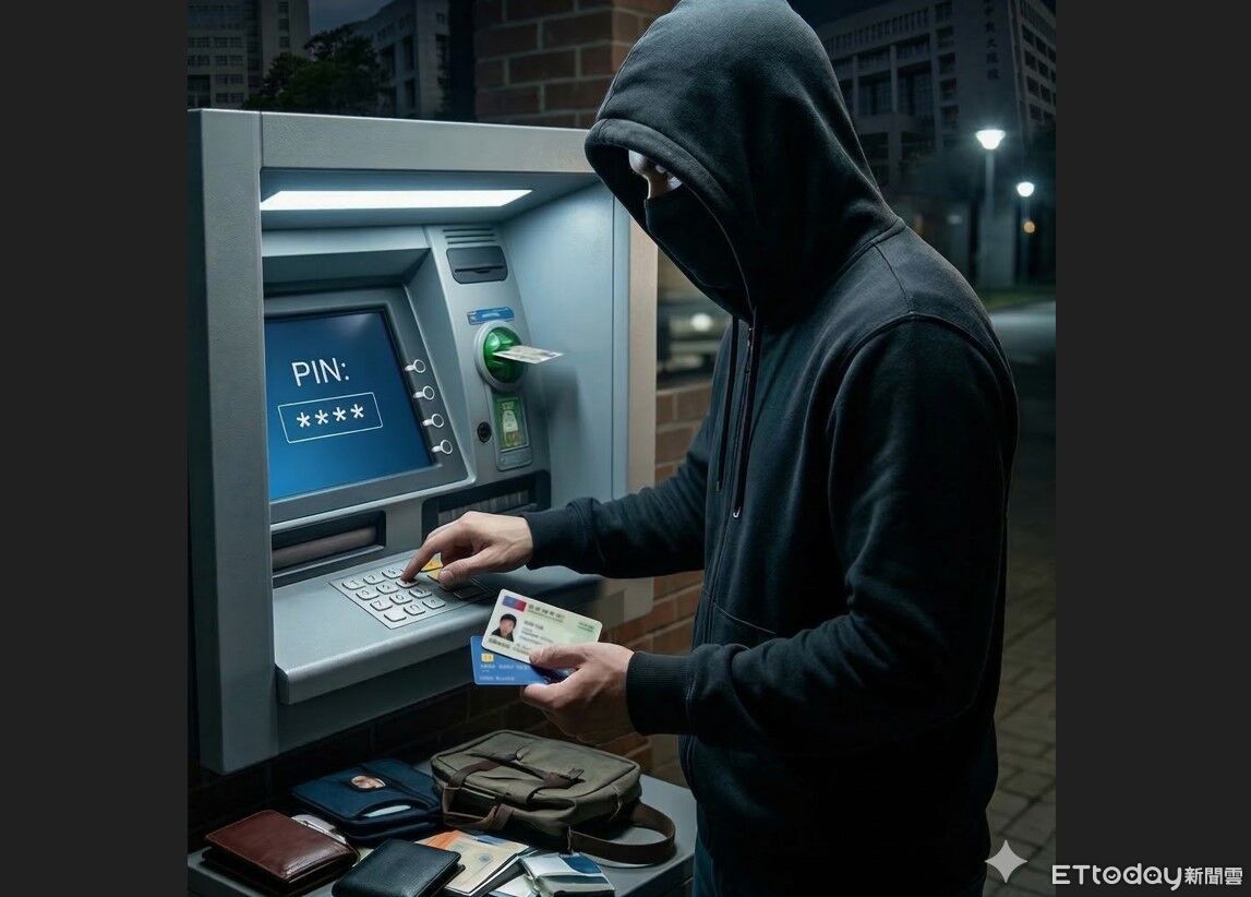 台中校園大盜落網!連偷22件 「盲猜提款卡密碼」領光學生9萬