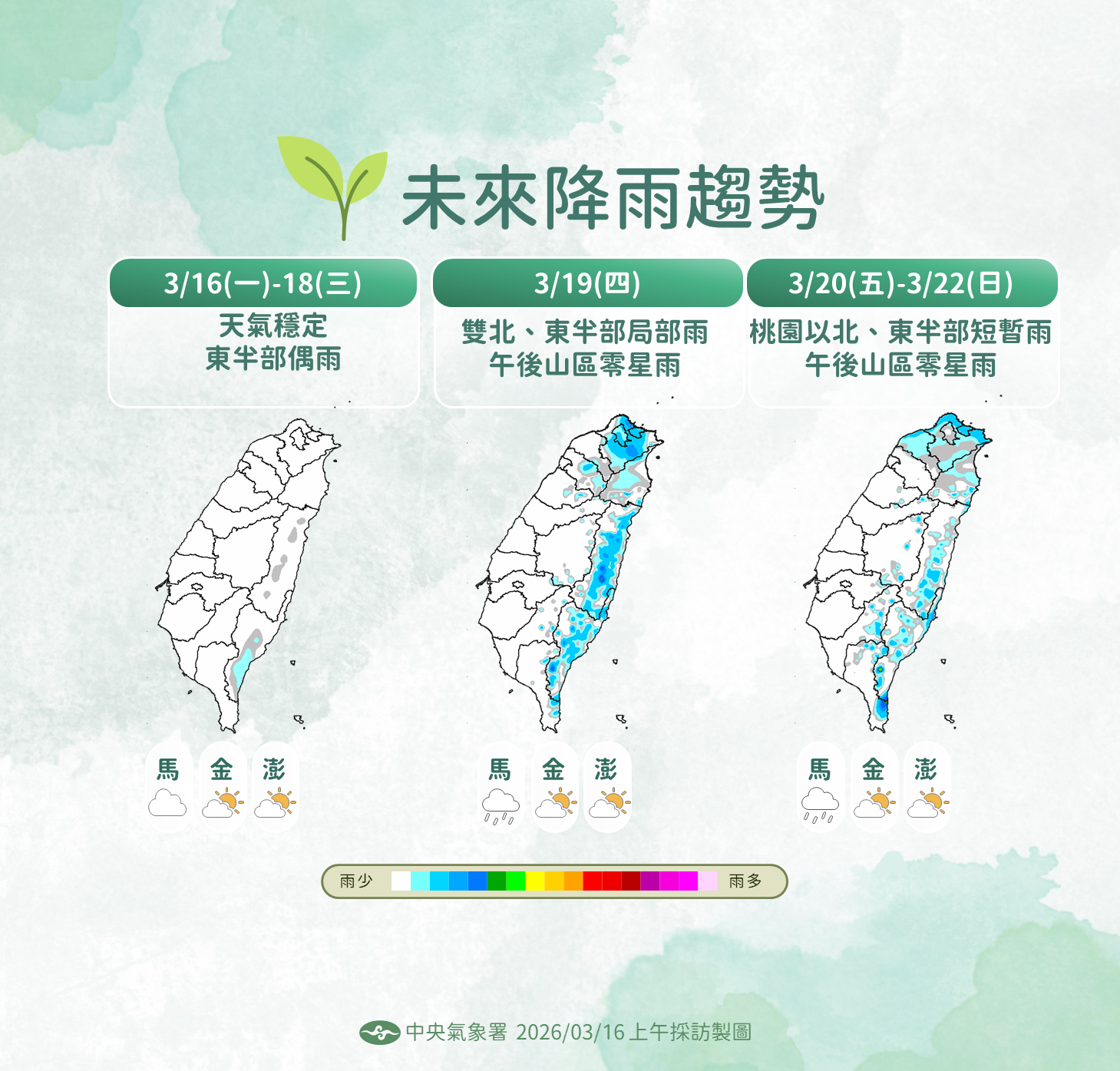 ▲▼未來一周天氣。（圖／氣象署提供）