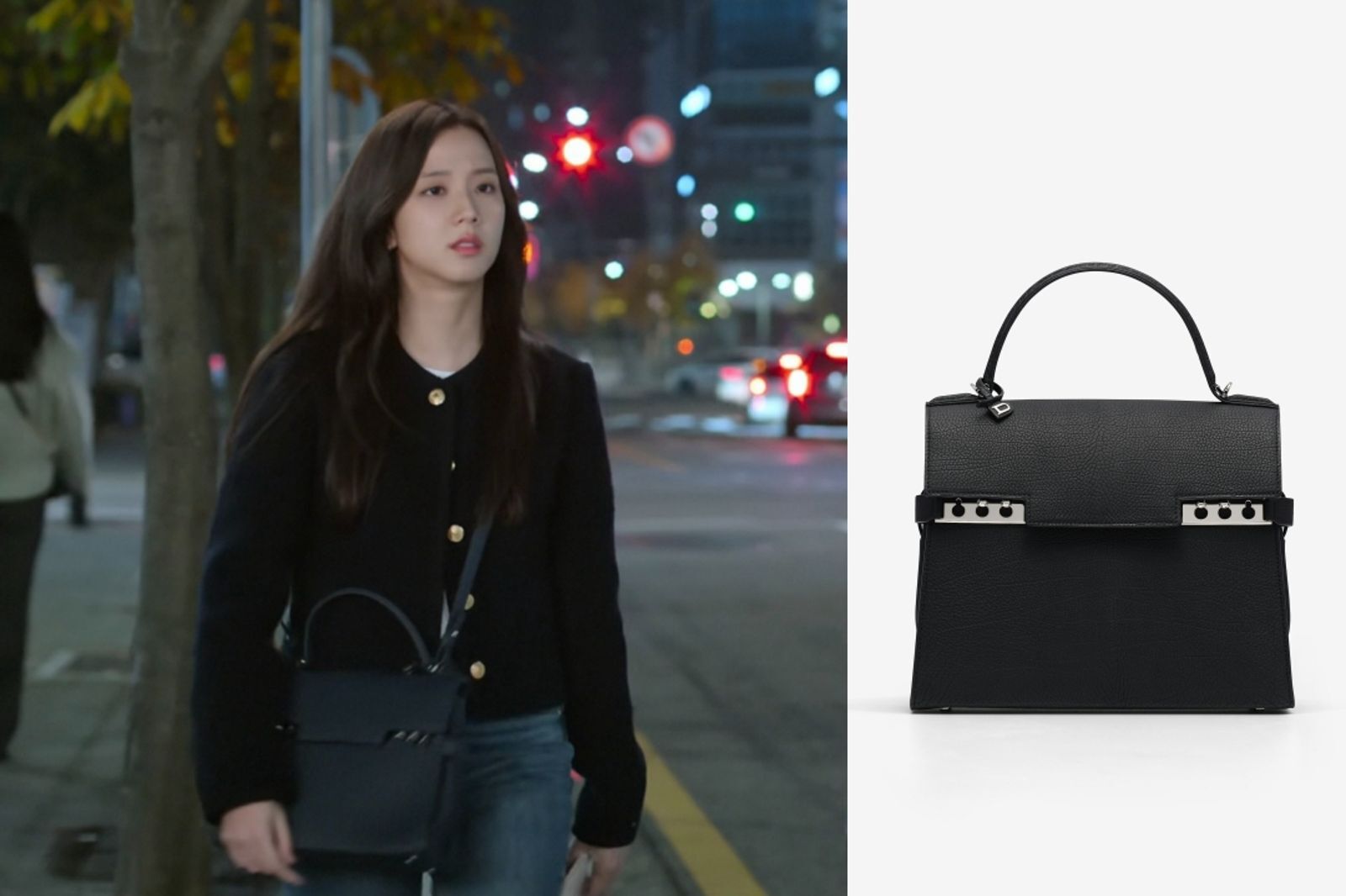 Delvaux Tempete MM黑色。（合成照片）