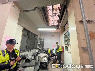 快訊／跟小8歲女友吵架！台中男「6樓慘摔」撞破採光罩