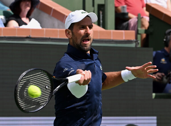 ▲喬科維奇（Novak Djokovic）宣布退出邁阿密賽 。（圖／達志影像／美聯社）