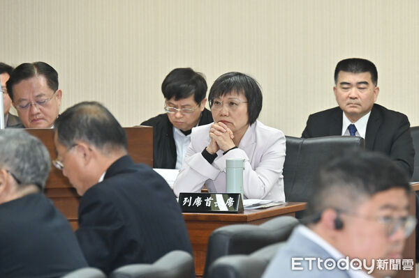 ▲劉世芳未上台接受李貞秀質詢。（圖／記者李毓康攝）