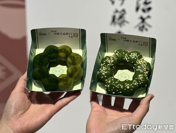 ▲▼Mister Donut二度攜手京都宇治抹茶品牌「伊藤久右衛門」推出11款聯名品項。（圖／記者蕭筠攝）