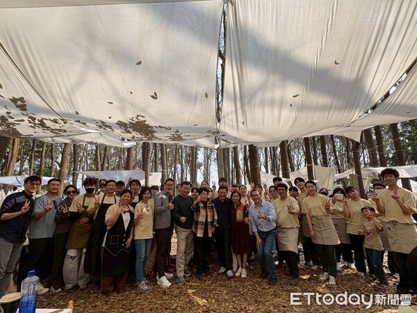 ▲崑山科大餐飲管理及廚藝系參與灰熊綠展集，打造主題創意餐會「森林饗宴」。（記者林東良翻攝，下同）