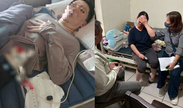 桃園一名男子婚後不久確診漸凍症，短時間內全身癱瘓，妻子辭去工作日夜照護，面臨沉重的長照與經濟壓力。（《愛的延續公益協會》提供）