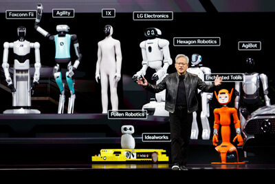 陳其邁出席黃仁勳GTC大會　熱絡互動劉揚偉