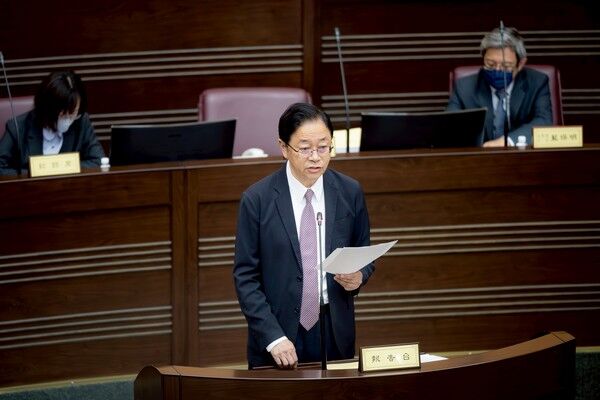 ▲張善政施政報告