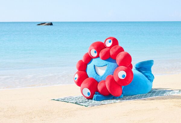 「脈脈」沙灘性感照也有的。（取自大阪世博官網）