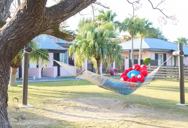 「脈脈」在沖繩很愜意。（取自大阪世博官網）