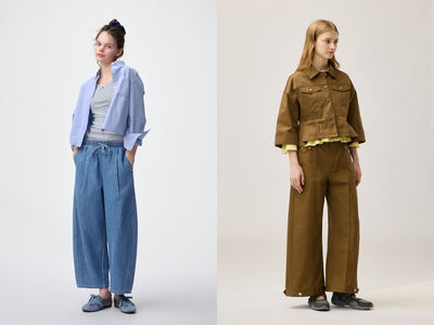 GU話題錐形9分神褲超顯瘦！與rokh聯名亮點搶看　超推790元芭蕾舞鞋