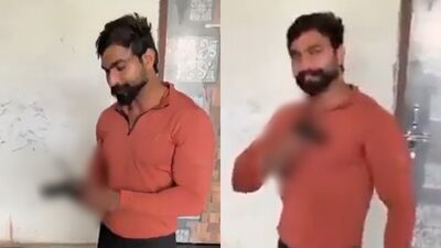 子彈上膛！他微笑示範「下秒自轟倒地」　意外錄到死亡瞬間