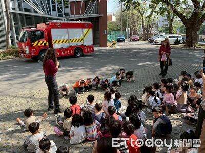 防災教育向下扎根　南消鹽行消防隊走進幼兒園教自保