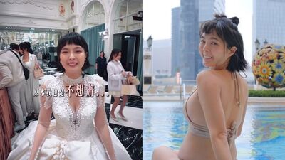 黃沐妍為90歲外婆「圓夢披白紗」　認：原本不想辦婚禮