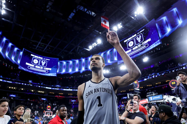 ▲馬刺一哥溫班亞瑪（Victor Wembanyama）。（圖／達志影像／美聯社）