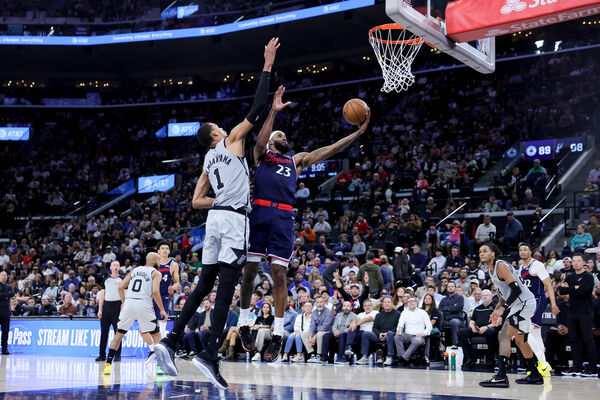 ▲馬刺一哥溫班亞瑪（Victor Wembanyama）。（圖／達志影像／美聯社）