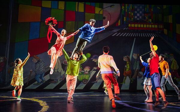 ▲林青霞現身力挺林懷民與FOCASA馬戲團的《幾米男孩的100次勇敢》。（圖／FOCASA提供）