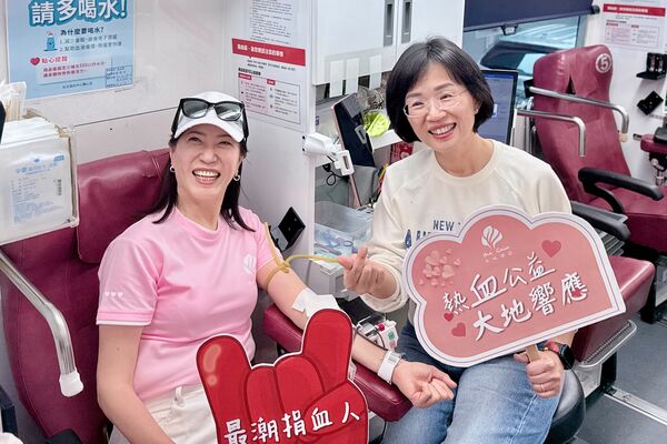 ▲▼民進黨新北市長參選人、立委蘇巧慧到板橋參加捐血活動。（圖／蘇巧慧辦公室提供）