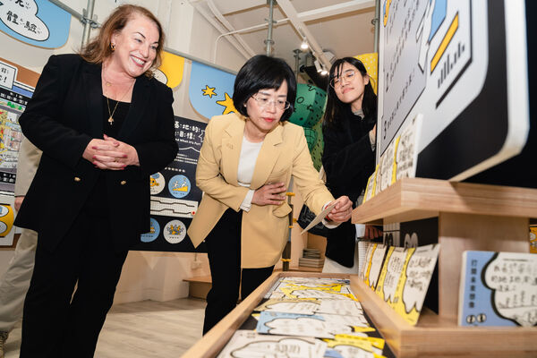 ▲▼民進黨立委、新北市長參選人蘇巧慧邀國際遊戲協會主席參訪國家兒童未來館。（圖／蘇巧慧辦公室提供）