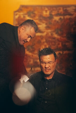 ▲《夜班經理》主演陣容包括彭于晏、劉青雲、梁洛施、李若彤、陶大宇、李銘忠、歐鎮灝等人。（圖／THE INK FACTORY提供）