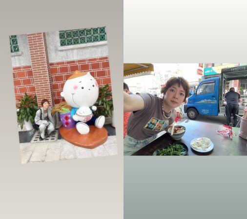 ▲▼上野樹里來台玩瘋！「吃滷肉飯1動作」引阿伯出手。（圖／翻攝自Instagram／_juri_art_）