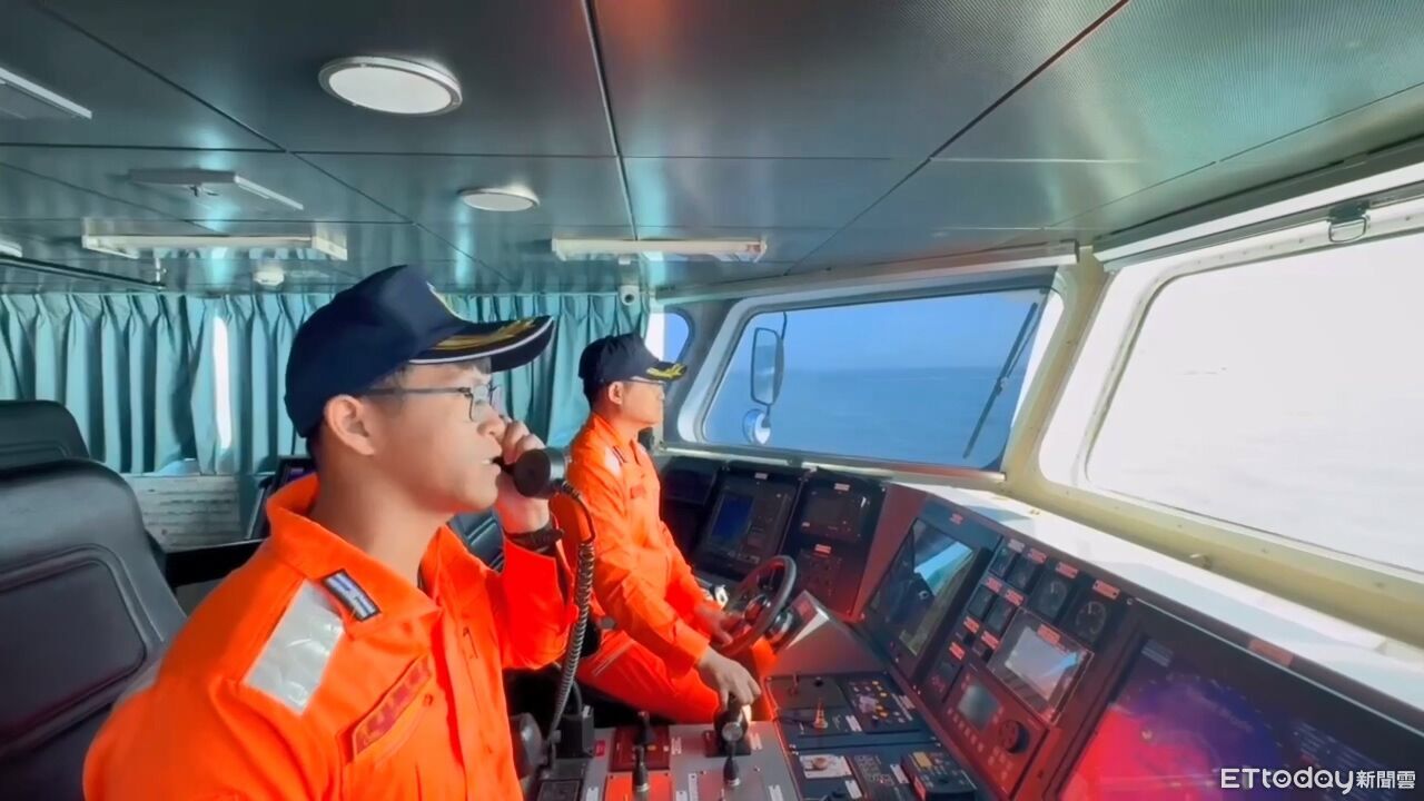 中國海警船四艘編隊闖金門限制水域 海巡即時監控對峙2小時