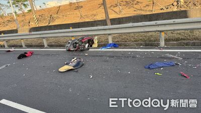 快訊／疑視線死角釀禍！高雄曳引車輾斃騎士　機車解體畫面曝