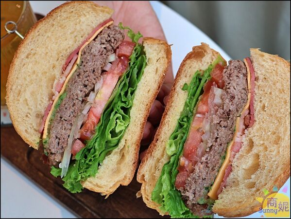 ▲▼L&rsquo;espace老陳小圓法漢堡專賣店。（圖／部落客商妮吃喝遊樂授權提供）