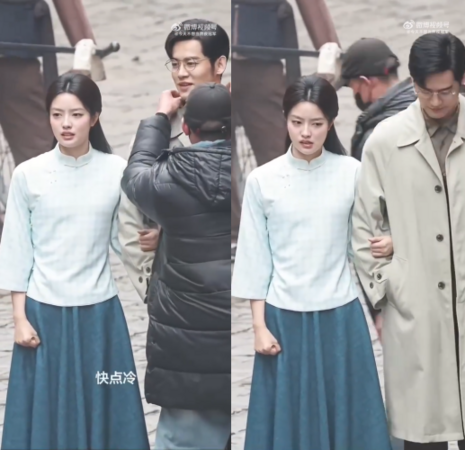 ▲▼《愛你》徐若晗遭爆「片場臭臉催工作人員」。（圖／翻攝自微博）