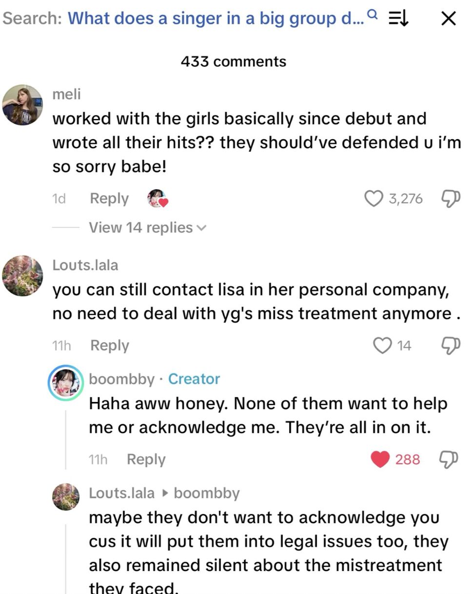 ▲▼ 天才作曲家Bekuh Boom爆YG壓榨：要我墮胎！　BLACKPINK旁觀霸凌。（圖／翻攝自X）