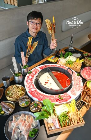 ▲▼冒香香旗艦店PLUS冒菜火鍋。（圖／部落客NINI AND BLUE 玩樂食記授權提供）
