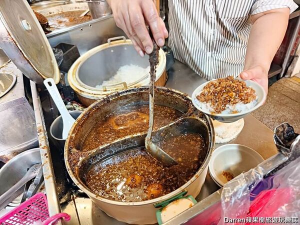 ▲▼阿金老圓環魯肉飯。（圖／DARREN蘋果樹旅遊玩樂誌授權提供）