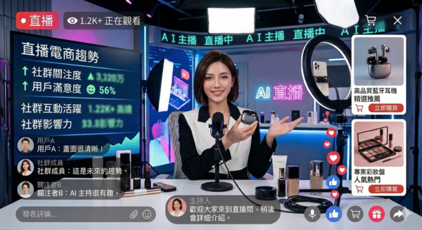 ▲▼研究：全球25%消費者會因AI網紅推薦下單。（AI協作圖／記者吳立言製作，經編輯審核）