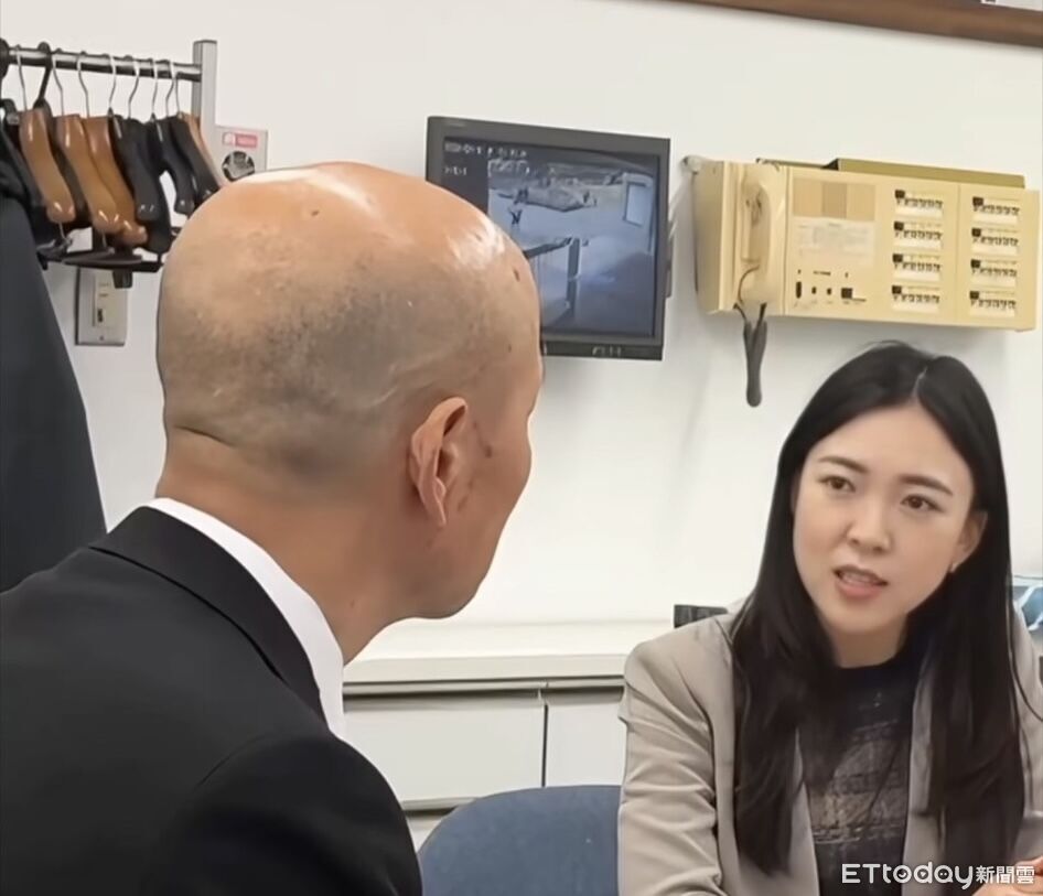 白喬茵赴日考察營養午餐「一顆光頭」超搶鏡 意外釣出韓國瑜