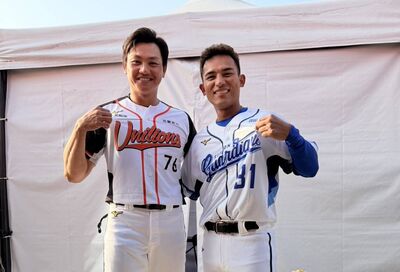 林岱安、江少慶一起來「辦桌」　FA補償轉隊後首度同框